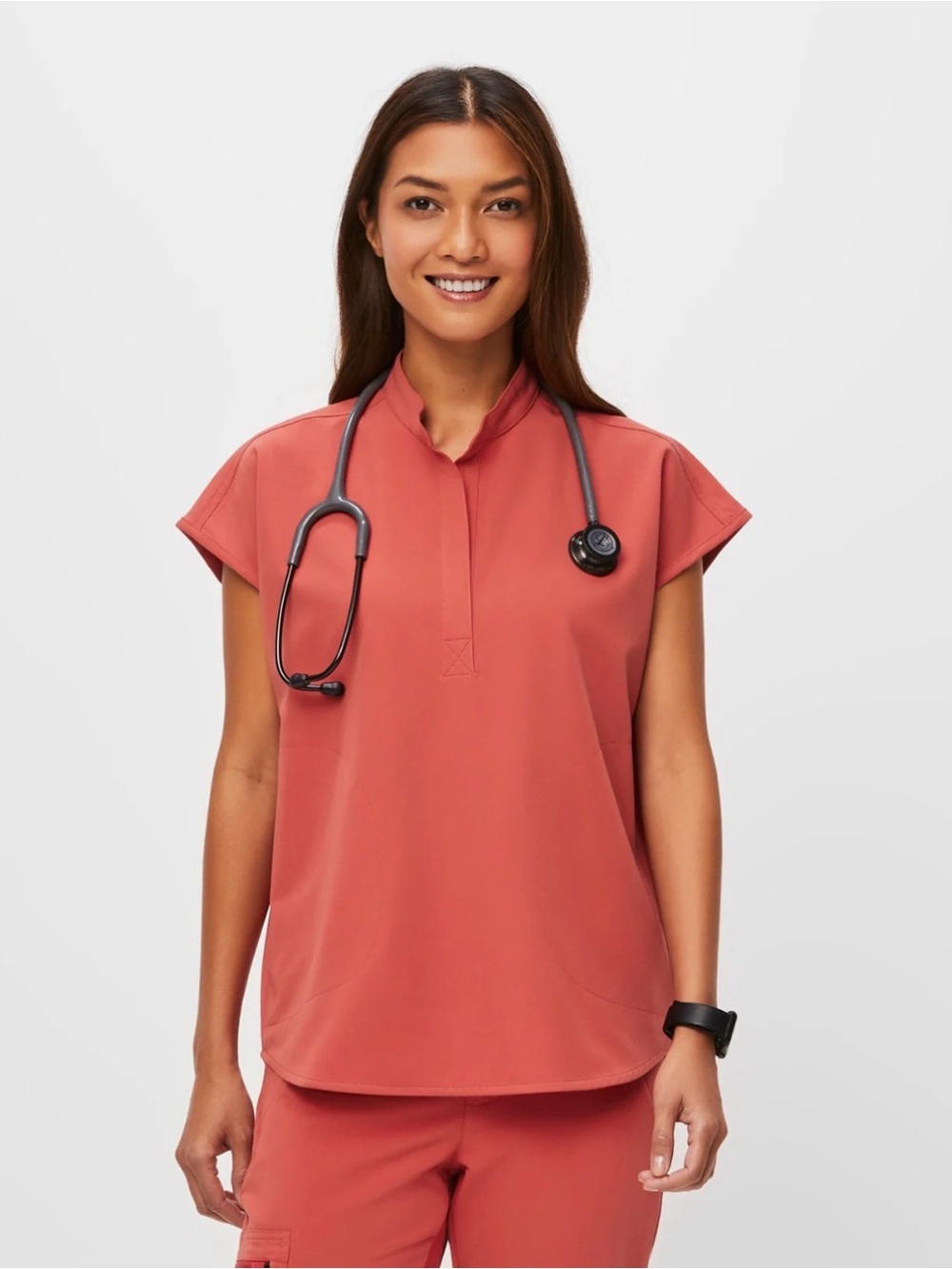 Figs Clay Rafaela- Oversized Scrub Top
